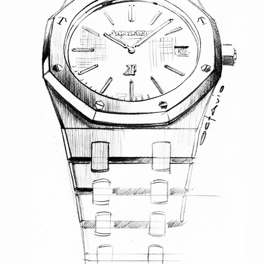 Чертёж Audemars Piguet Royal Oak