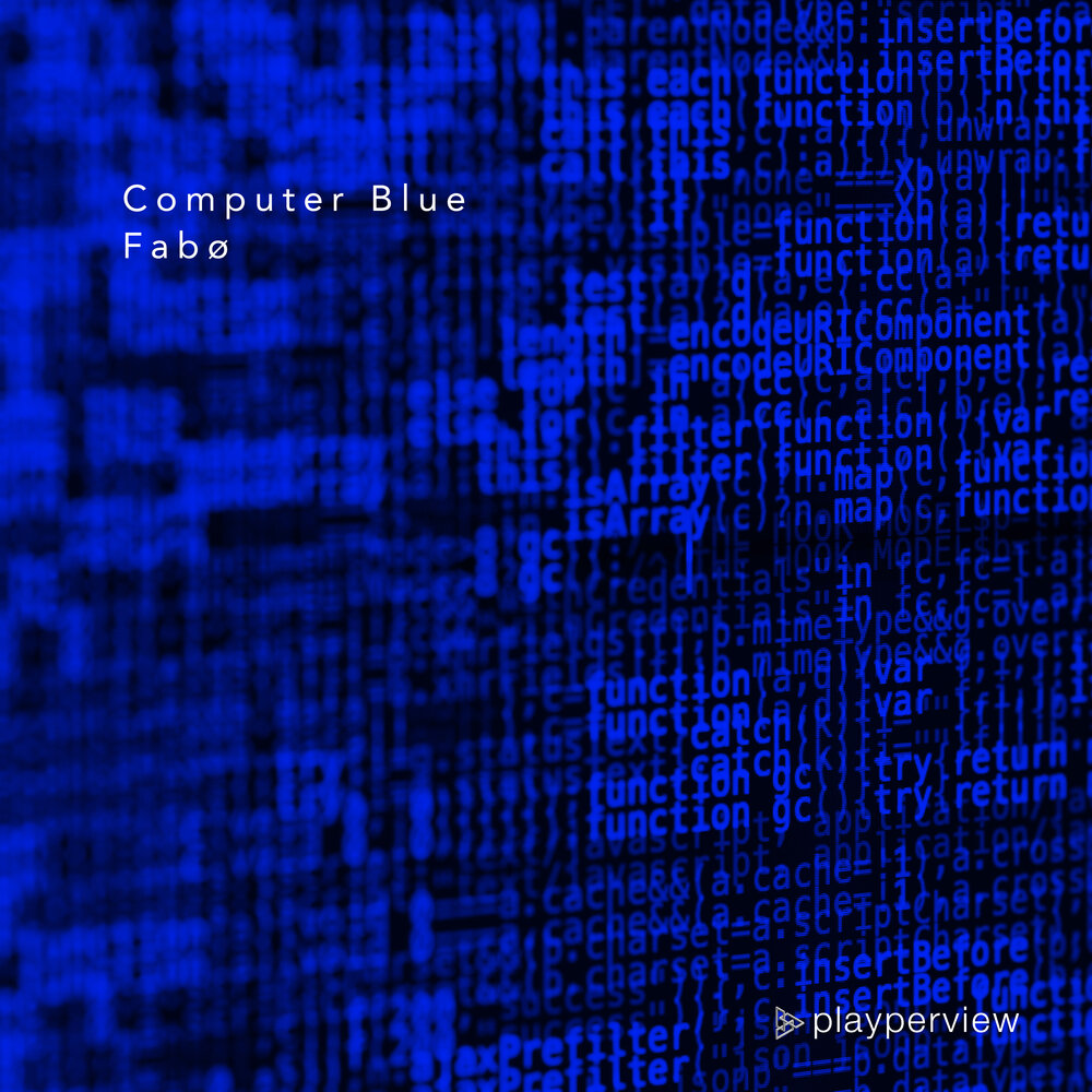 Computer blue