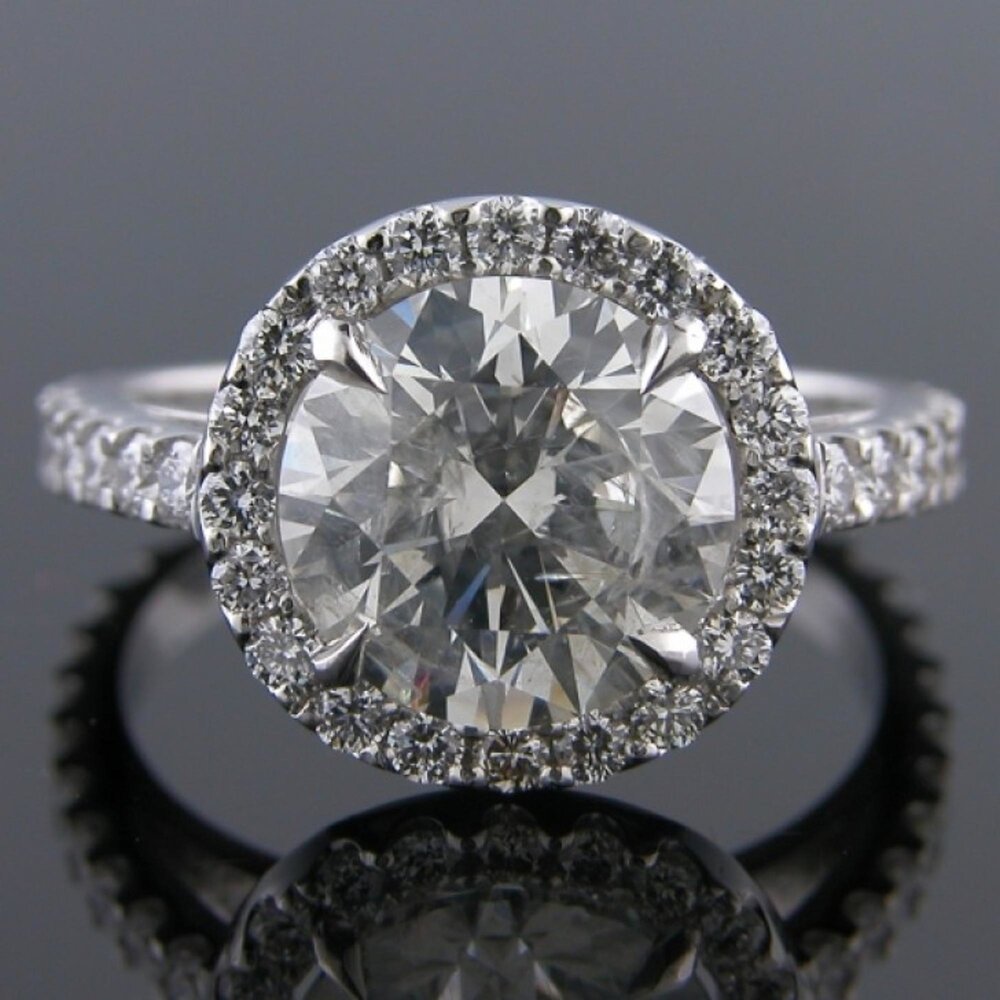 4 карата бриллиант кольцо