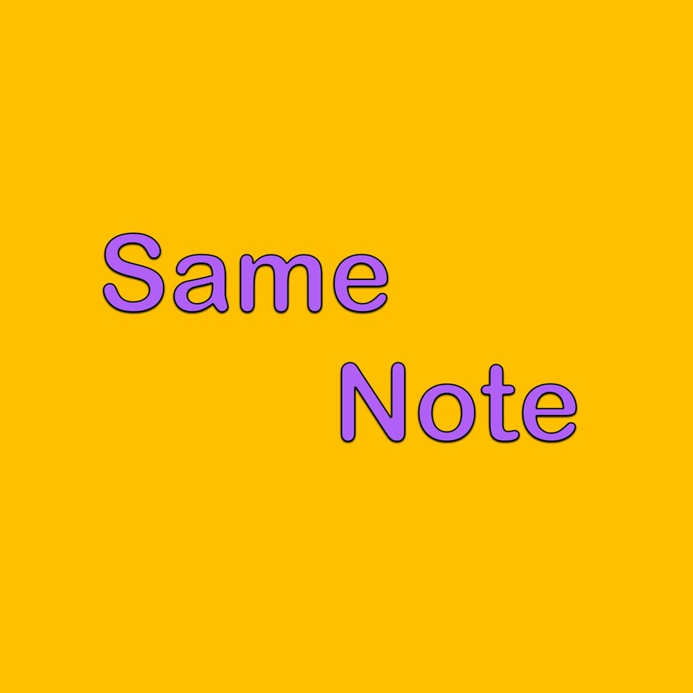 You note the same
