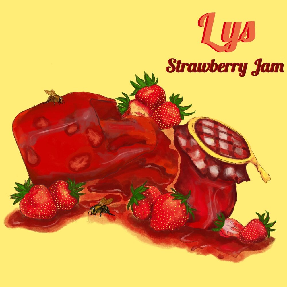 Джем слушать. Strawberry песня. Песня про клубнику. Луз клубника. Strawberry Jam Cat.