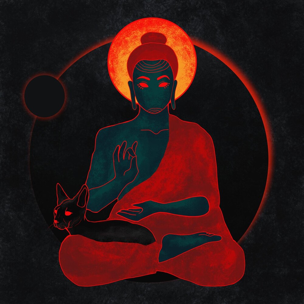 Будда слушает аудиокнига. Будда космос. Будда и планеты. Альбом Будды. Страх в буддизме.