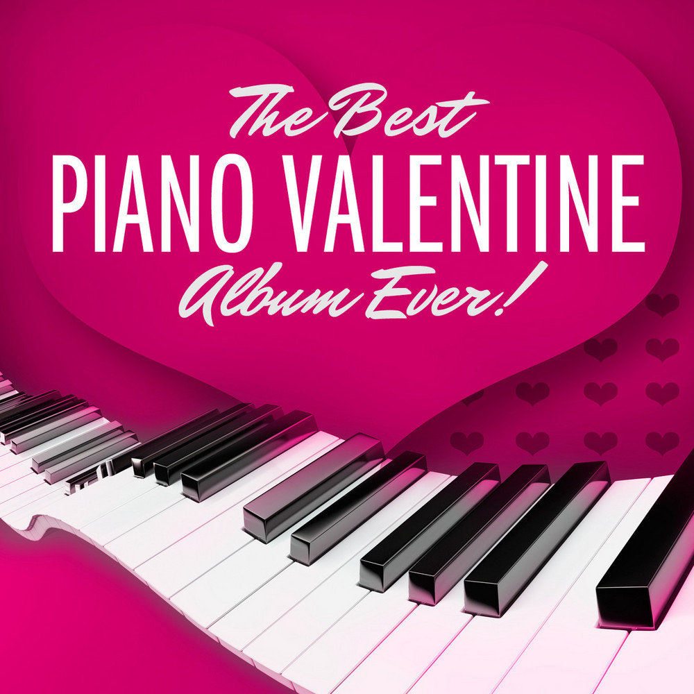 Valentine album. Piano Valentine. Piano and Valentine Card. Piano and Valentine Gift.