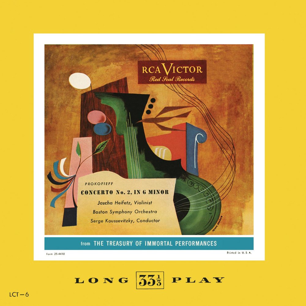 Violin concerto no 2. Serge Koussevitzky. The complete album collection Limited Edition Box-Set Heifetz,Jascha. Prokofieff. Prokofiev Concertino in g Minor Notes.