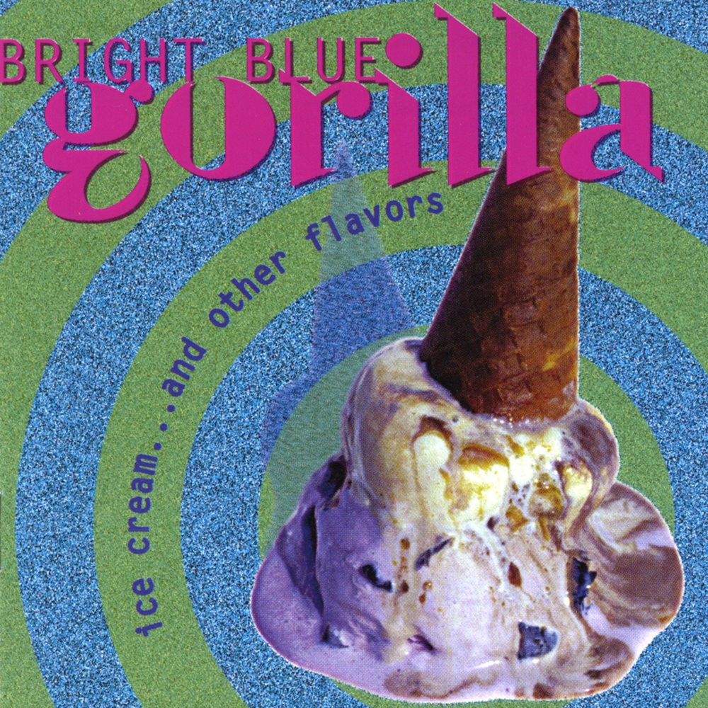 Bright blues. Голубая горилла. Ice обложка. Gorilla мороженое. Мороженое нулевых годов.