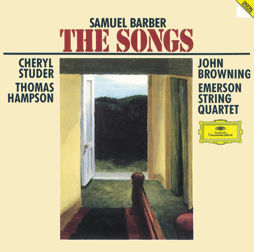 Samuel Barber Sleep Now слова. Three Songs.