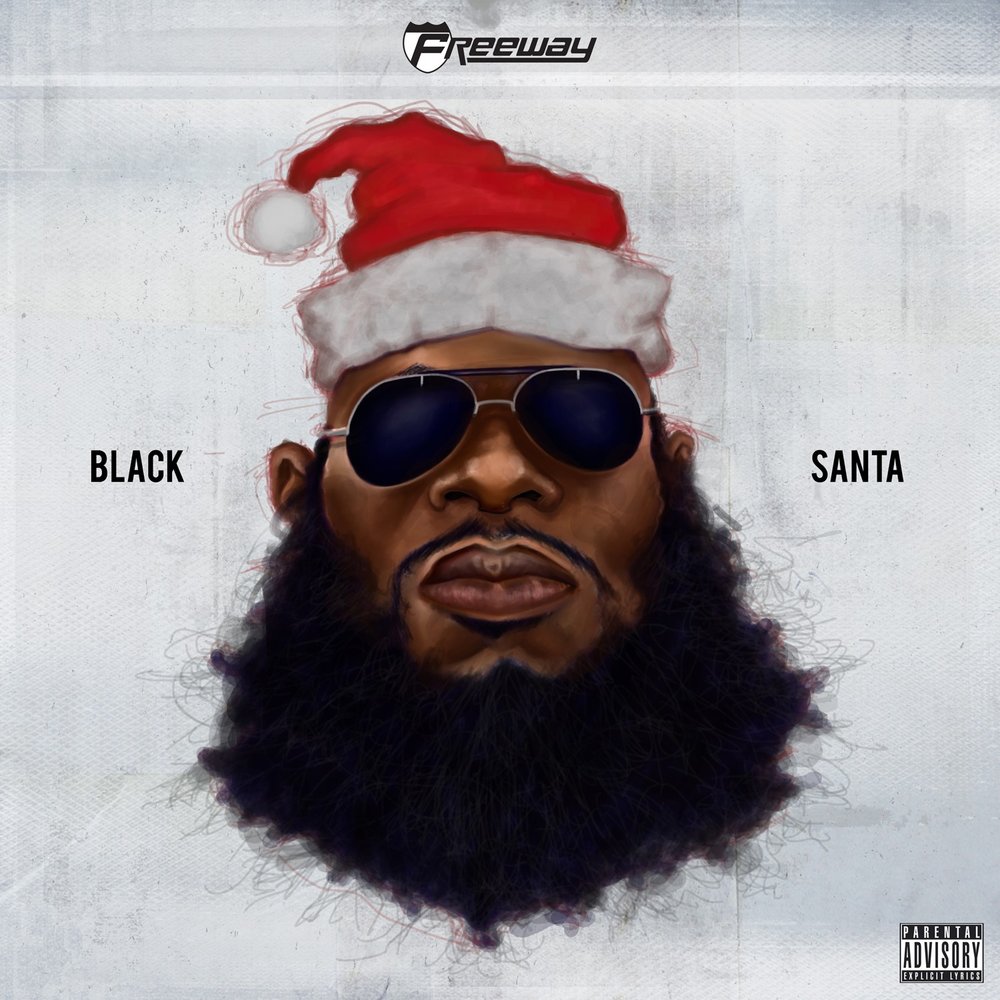 Дед мороз с черной бородой мем Freeway альбом Black Santa EP слушать онлайн бесплатно на Яндекс Музыке в хороше
