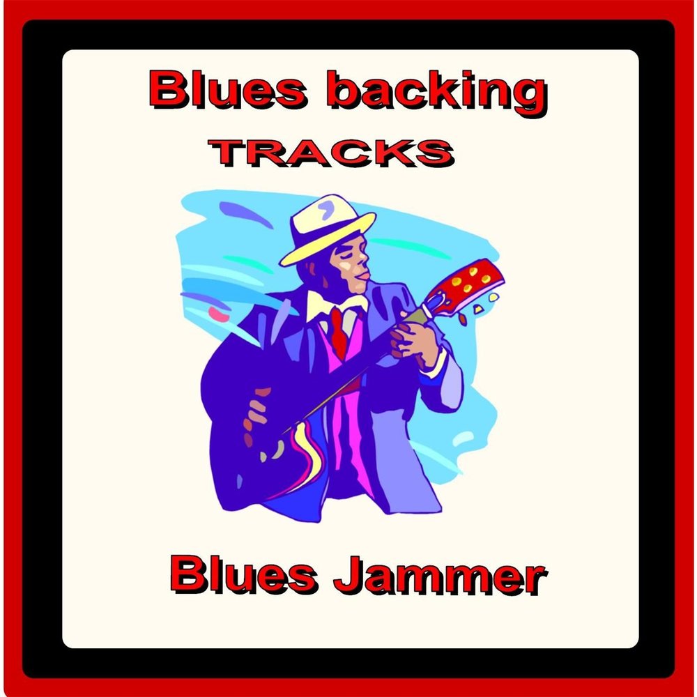 Am Blues Backing track.