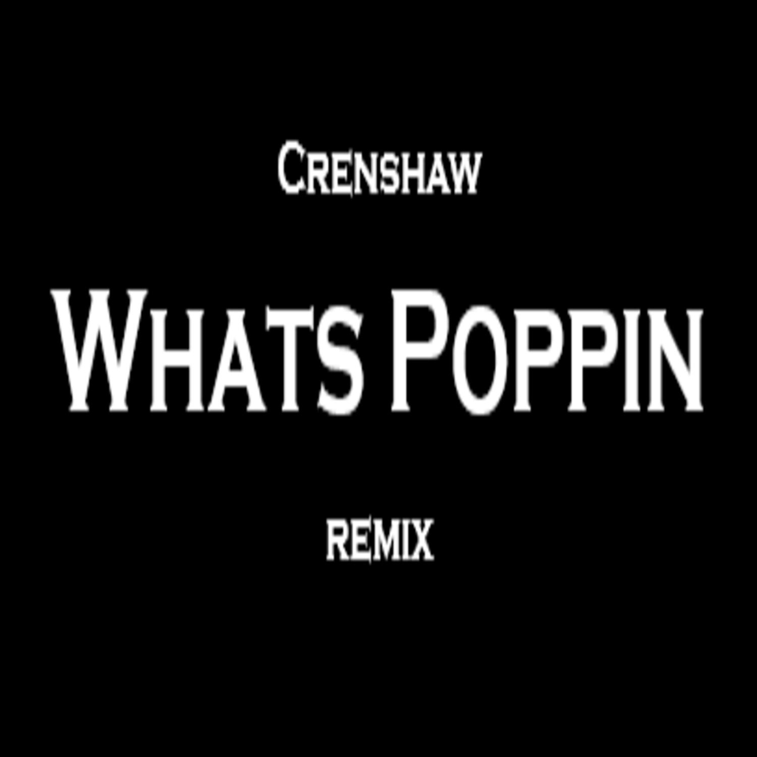 Обложка релиза Whats Poppin