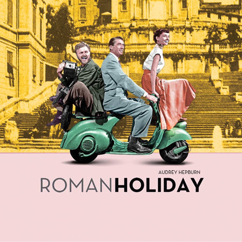 Римские каникулы слушать. Римские каникулы обложка. Roman Holiday 1953.