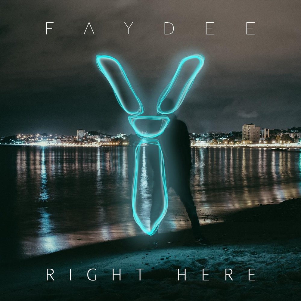 Up entertainment. Right here обложка песни. Faydee певец.