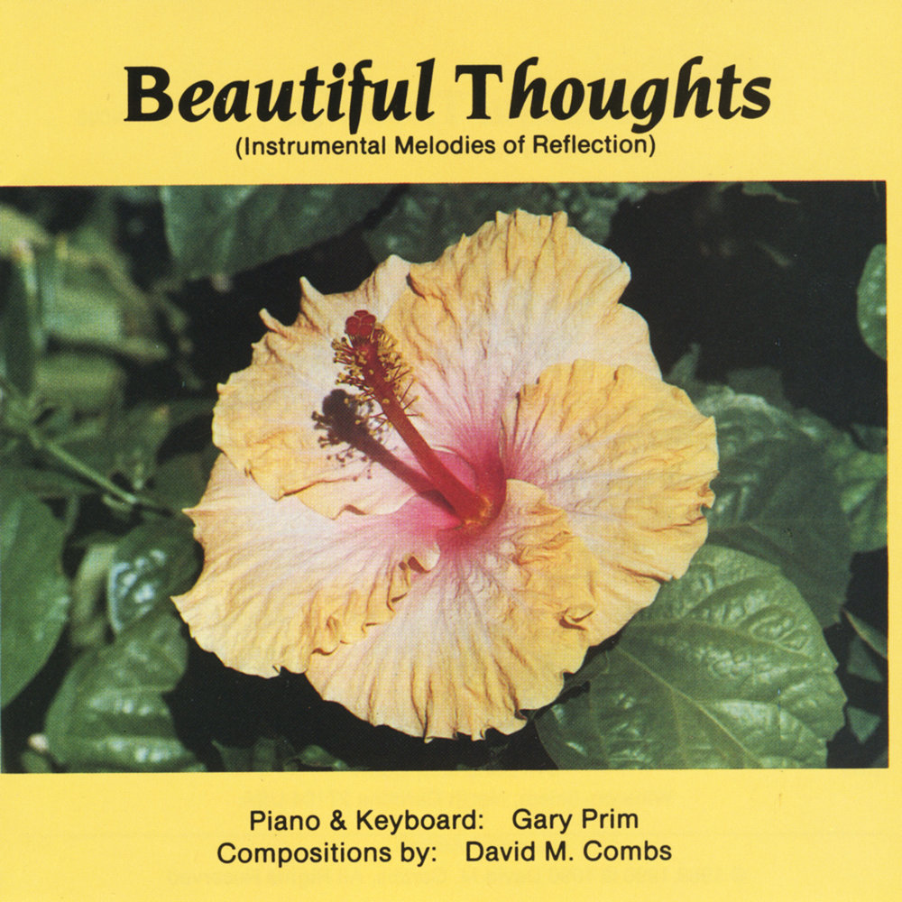 Beautiful thoughts. Beautiful thoughts