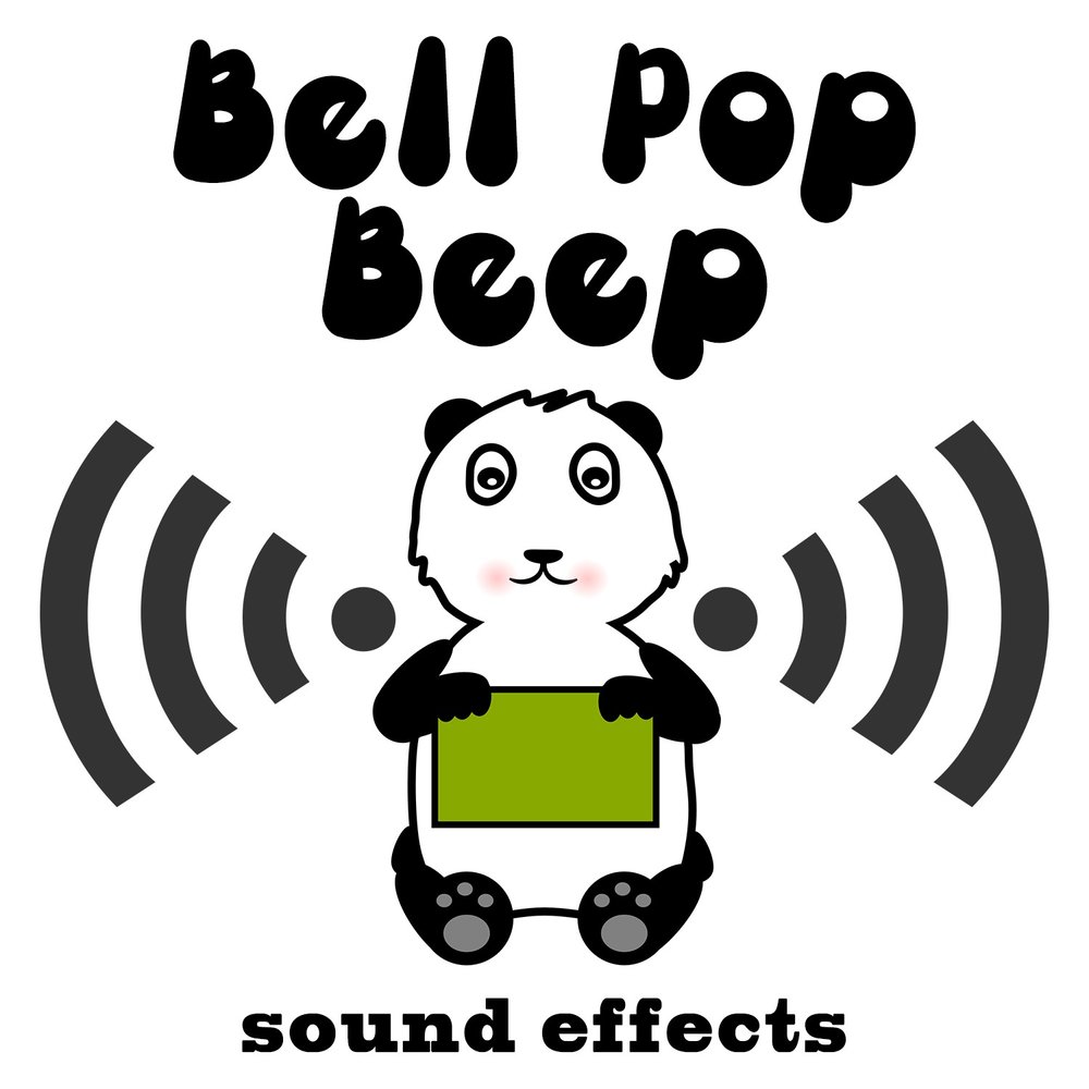 Sound Bell text. Sound Bell on text. Beep beep Pop Star.