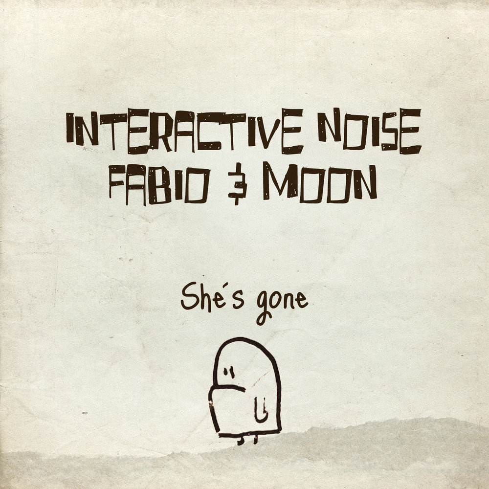 Coming home late. She is gone. She's gone. NOK, DJ Fabio, Moon, interactive Noise + be who you are album Cover.