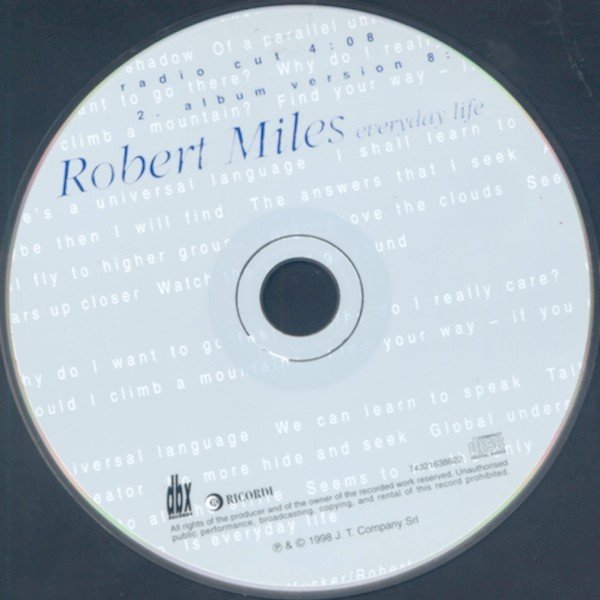 Robert Miles альбомы. Robert Miles слушать. Robert Miles - (1998) everyday Life.