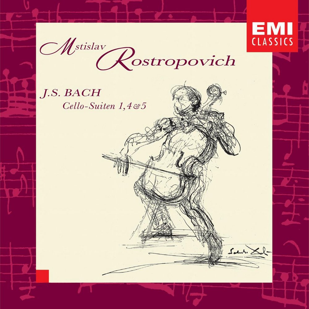 Mstislav Rostropovich Six Suites for solo Cello