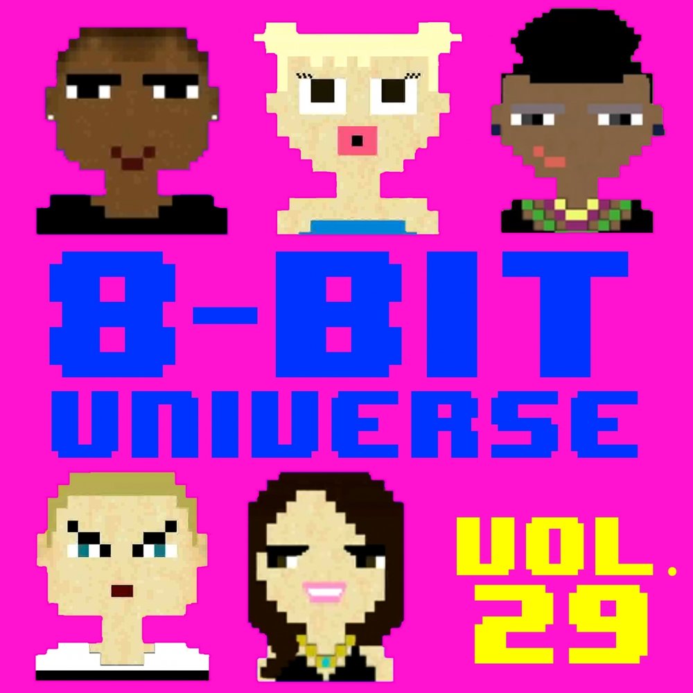 Bit universe. 8 bit universe. universe – waiting for.