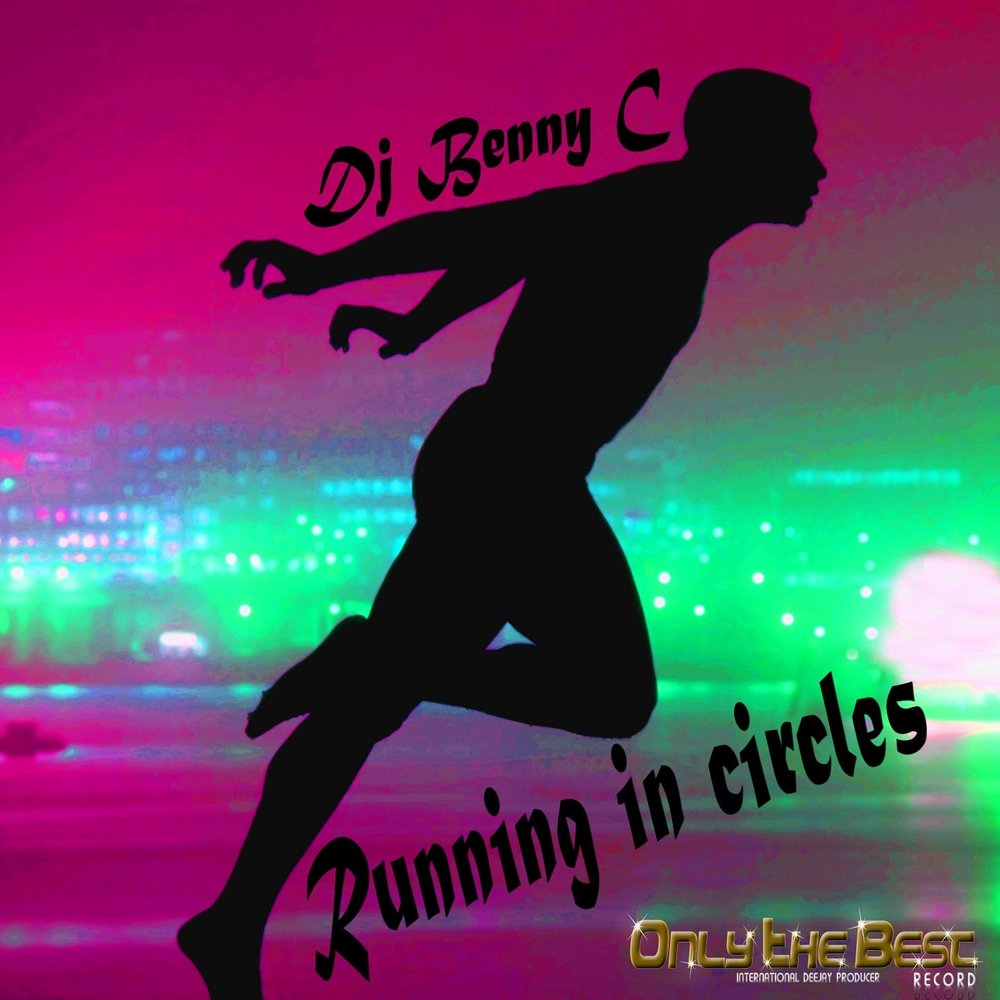 Lets go around in circles and dance. Dj benny. running in circles. run in circles. circle dj.