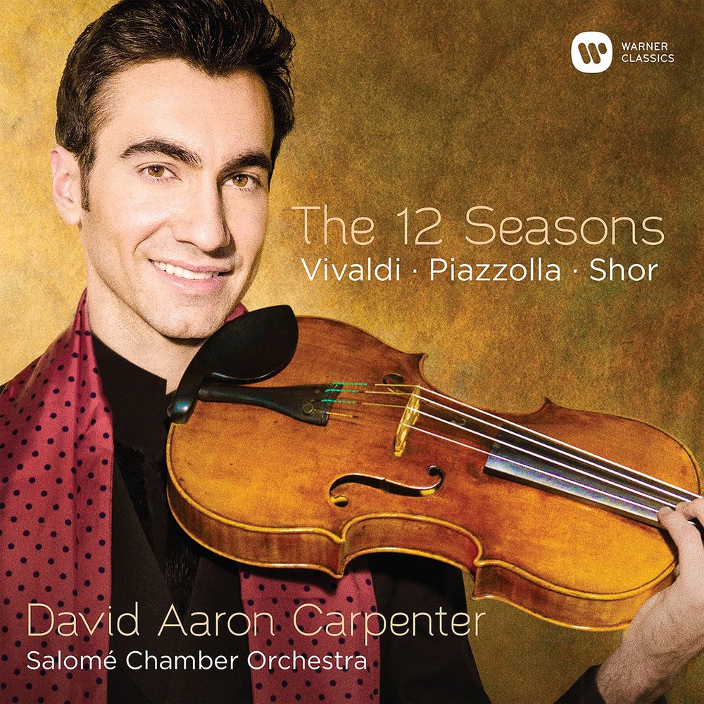 The four seasons violin. David Aaron Carpenter. Дэвид Вивальди. Vivaldi: the four Seasons (CD).