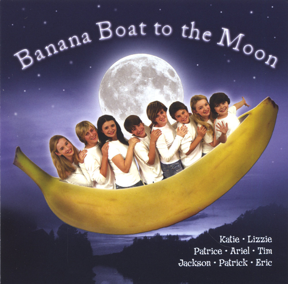 Banana kid. Банана КИД. Луна банан. Banana Moon Kids. Banana Boat's a-coming.