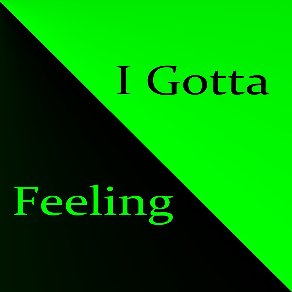 I gotta feeling. I Gotcha. I gotta. I got feel go to.