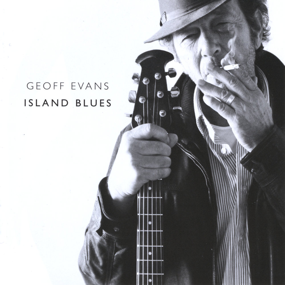 Island blues. Geoff Evans. Обложка для mp3 la le Lu - Island Blues.