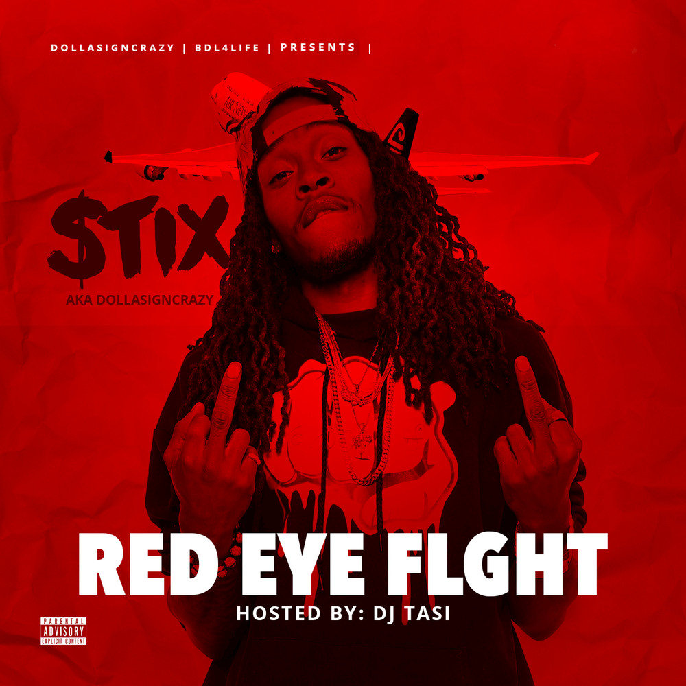 Red eye flight. Higher Music Red Type.