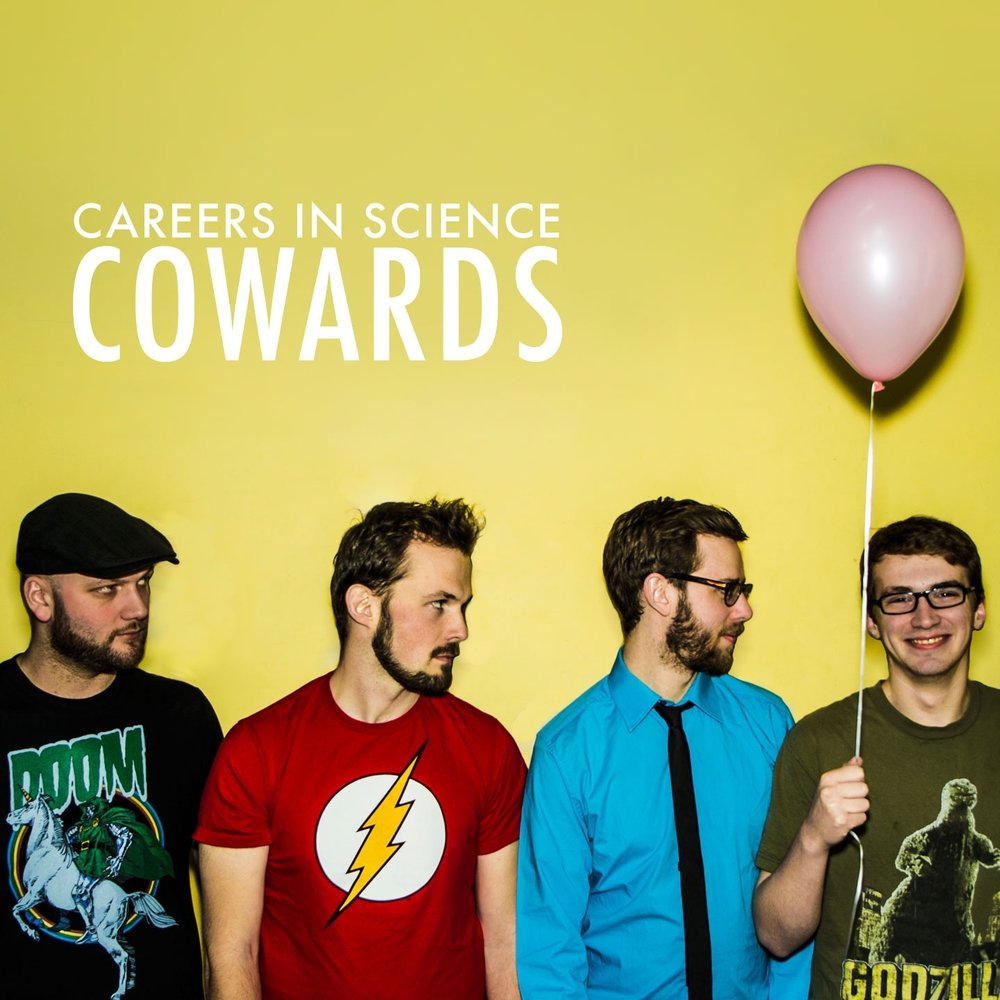 Scientists listening. Careers in Science Band. Cowards.