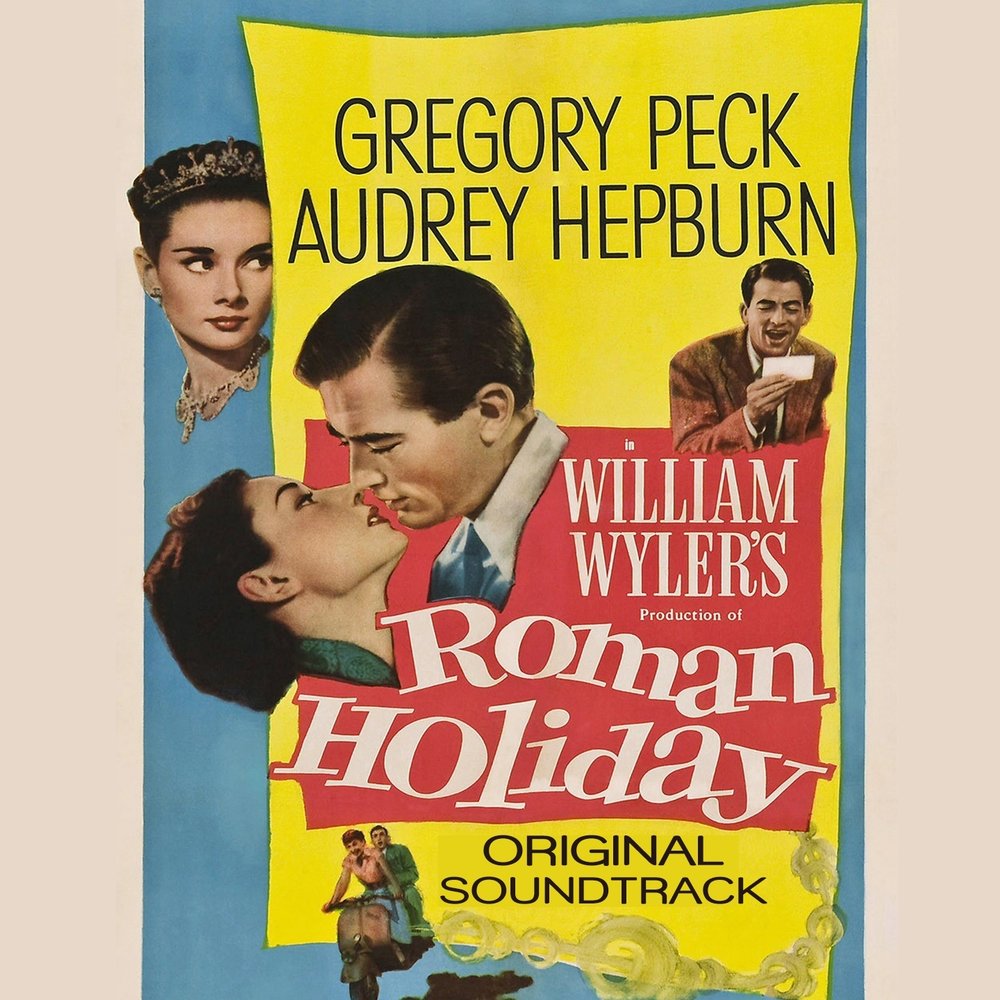 Римские каникулы слушать. Roman Holiday 1953. Одри Хепберн римские каникулы Постер. Римские каникулы обложка.