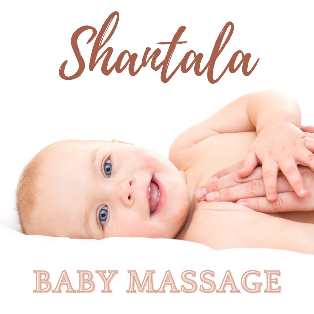 Gently massage. Baby massage. Baby massage book.