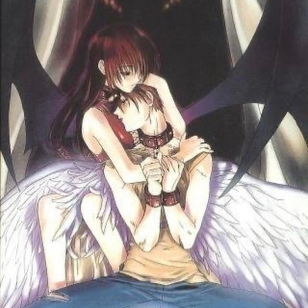 Demon corrupts an angel with cum