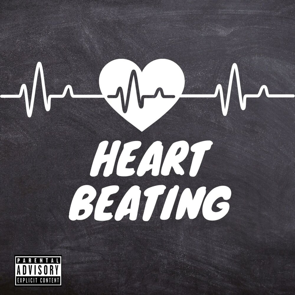 Heart beating.