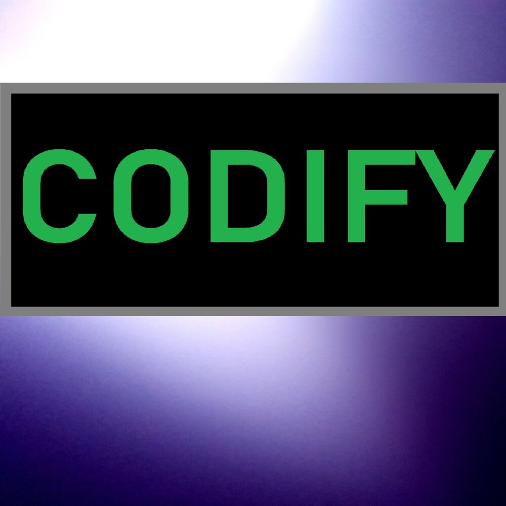 Codify. Codify com. Codified.
