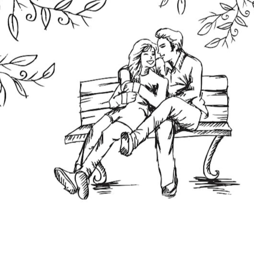 Как нарисовать сидящего человека на скамейке карандашом поэтапно