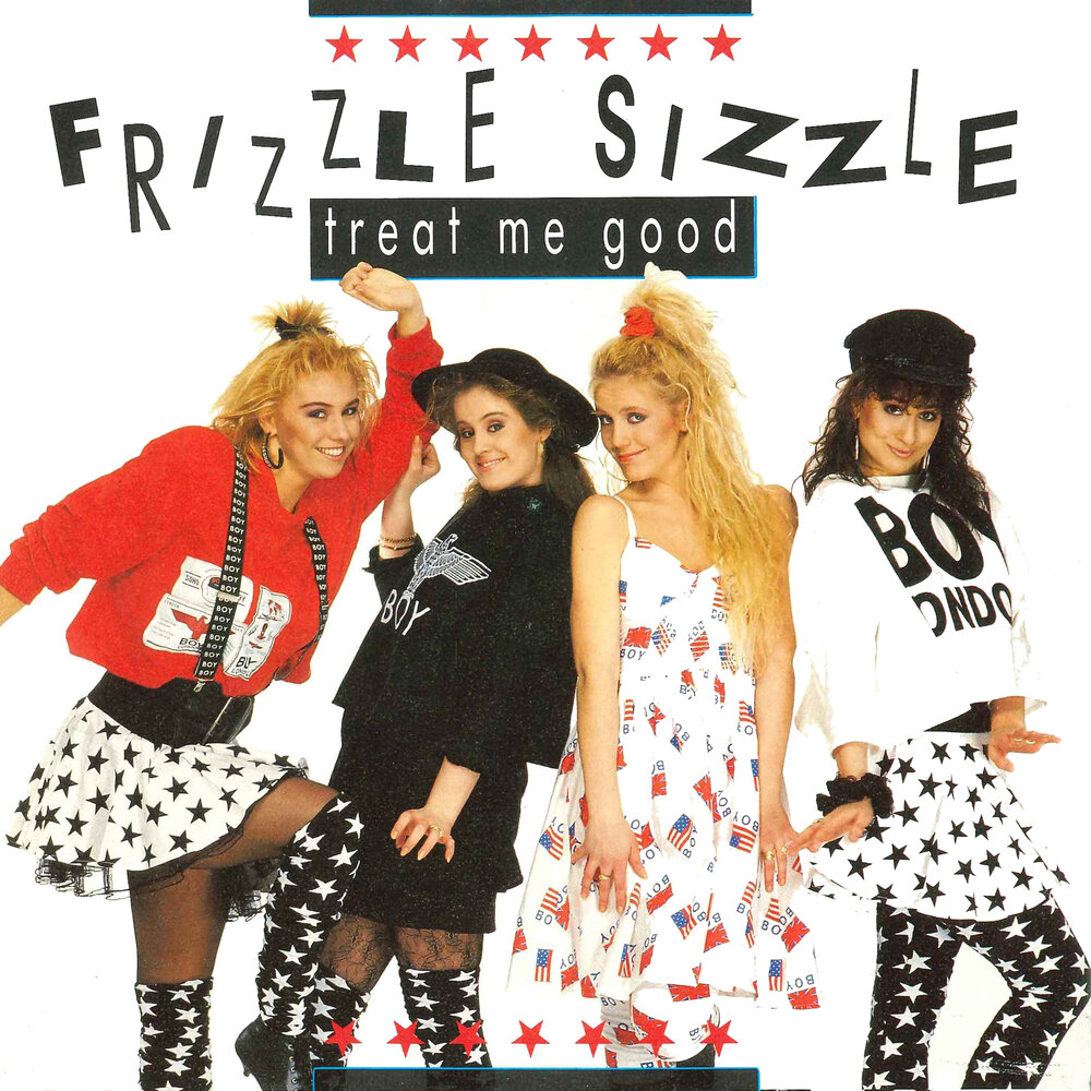 Treat me good. Frizzle SIZZLE. Frizzle SIZZLE Band. Frizzle SIZZLE Eurosong. Frizzle SIZZLE - alles heeft ritme.