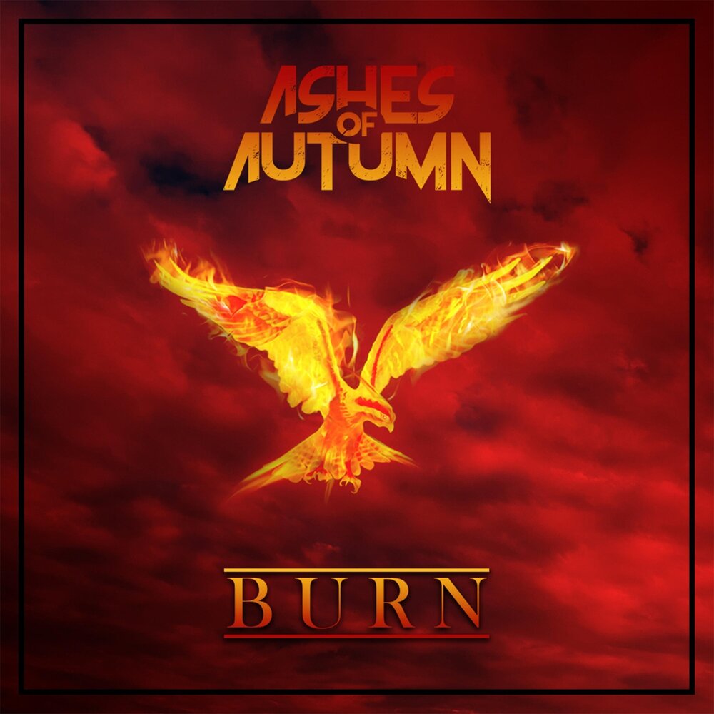 Burning ashes. Burning autumn. Autumn Burn.