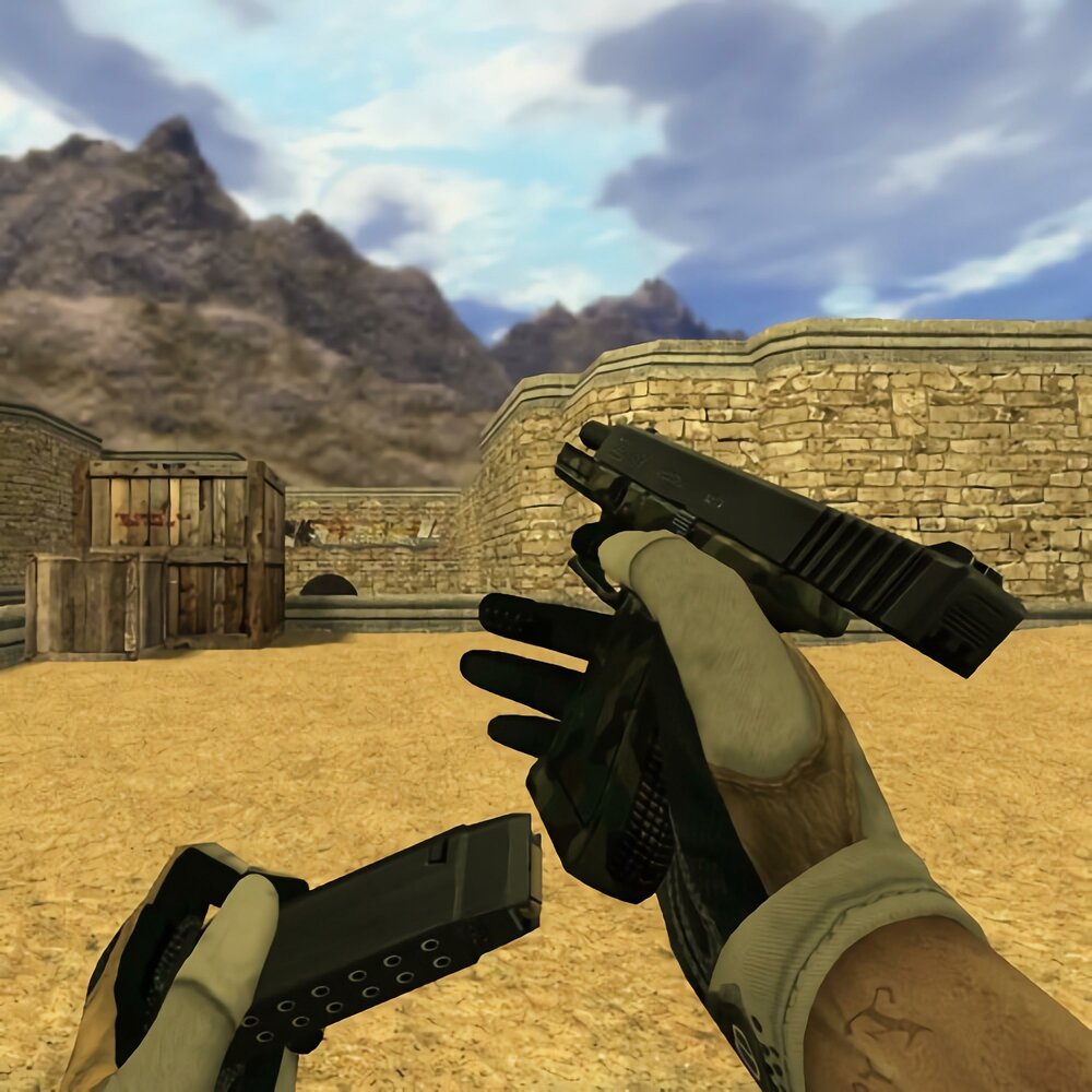 Слушать контр. CS 1.6. CS 2 Pistols Skin. Counter Strike 1.0.