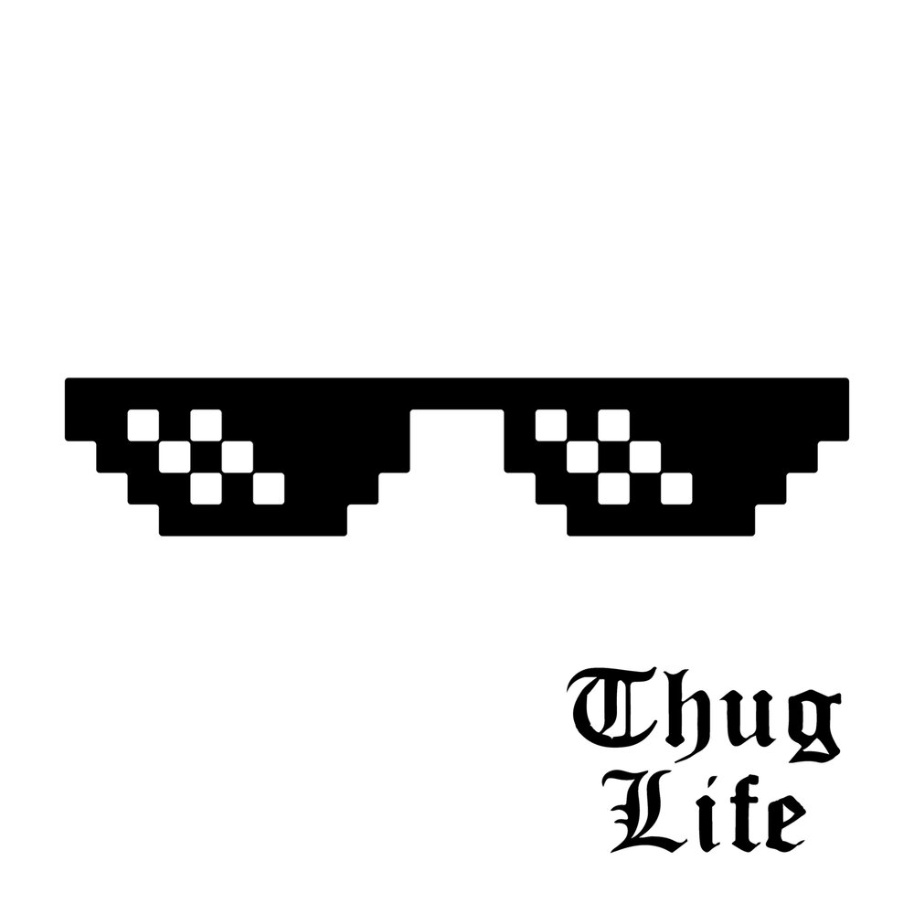 Пиксельные очки Thug Life