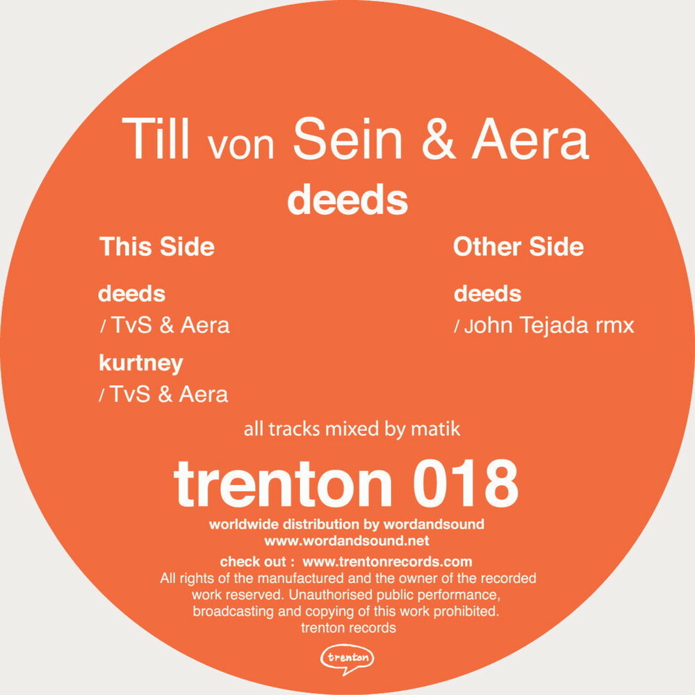 Sein von. Deeds. The questions aera Remix.