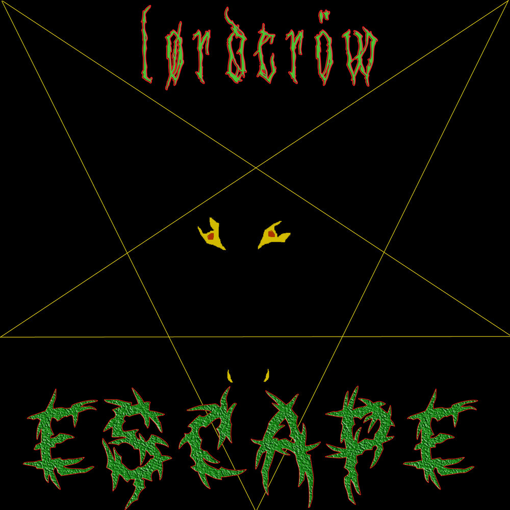 Escape text. Lørdcröw.