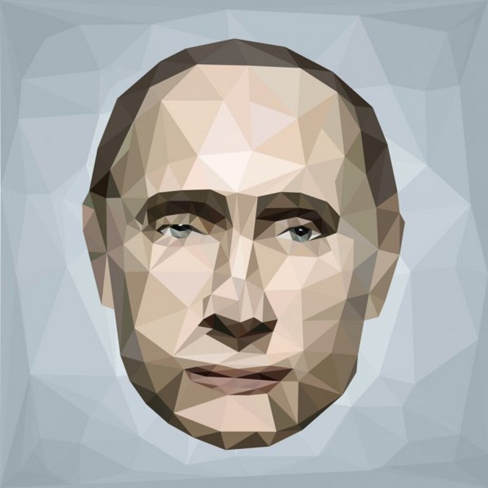 Лицо Путина вектор
