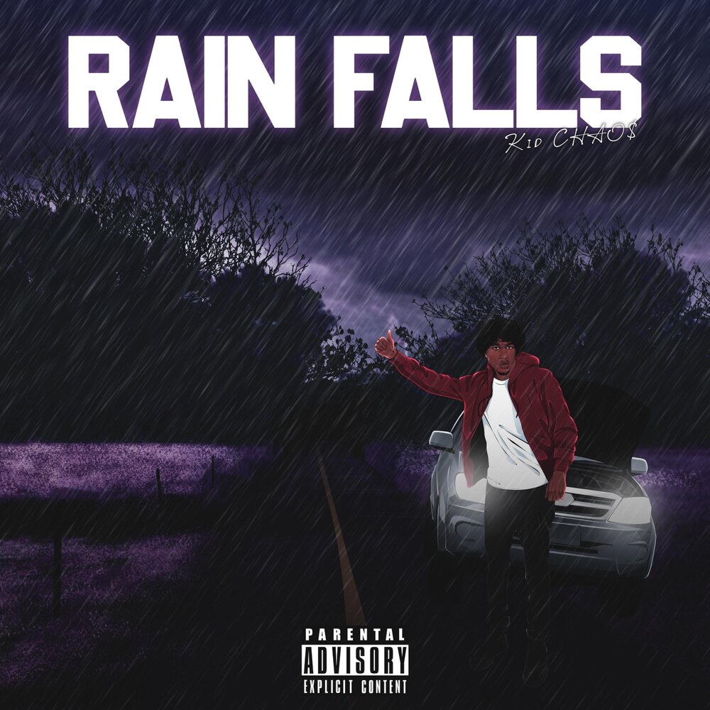 The rain falls