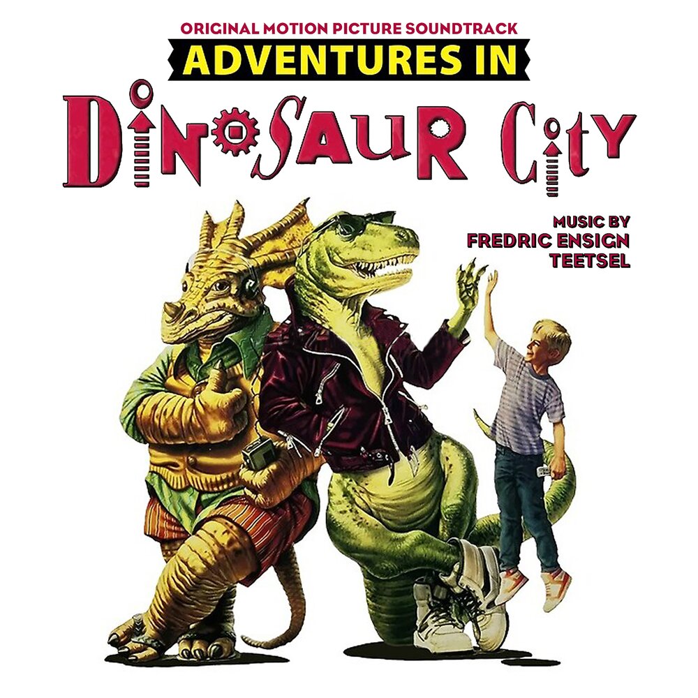 Слушать приключения. Приключения в городе динозавров. Adventures in Dinosaur City 1992 poster.