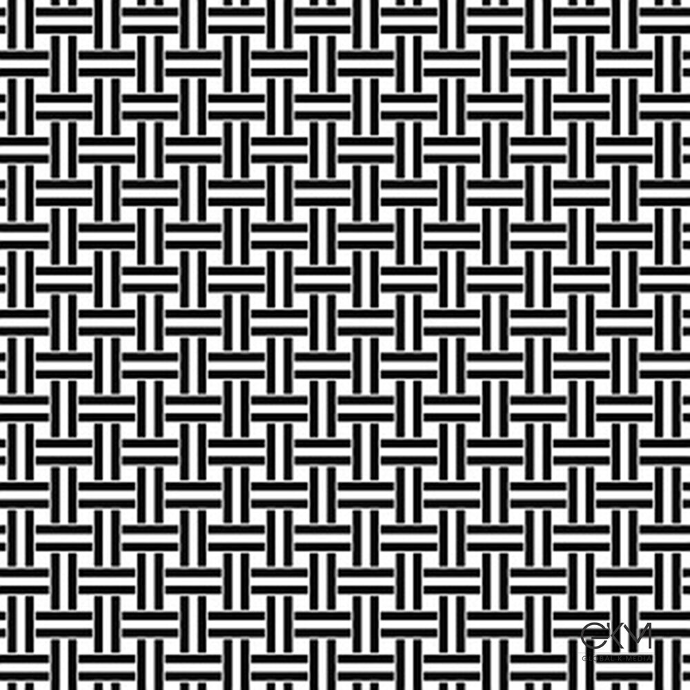 Орнамент геометрический черно белый плетеный