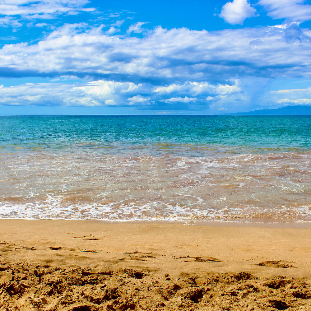 Beach heat. Звук пляжа. maui beach.