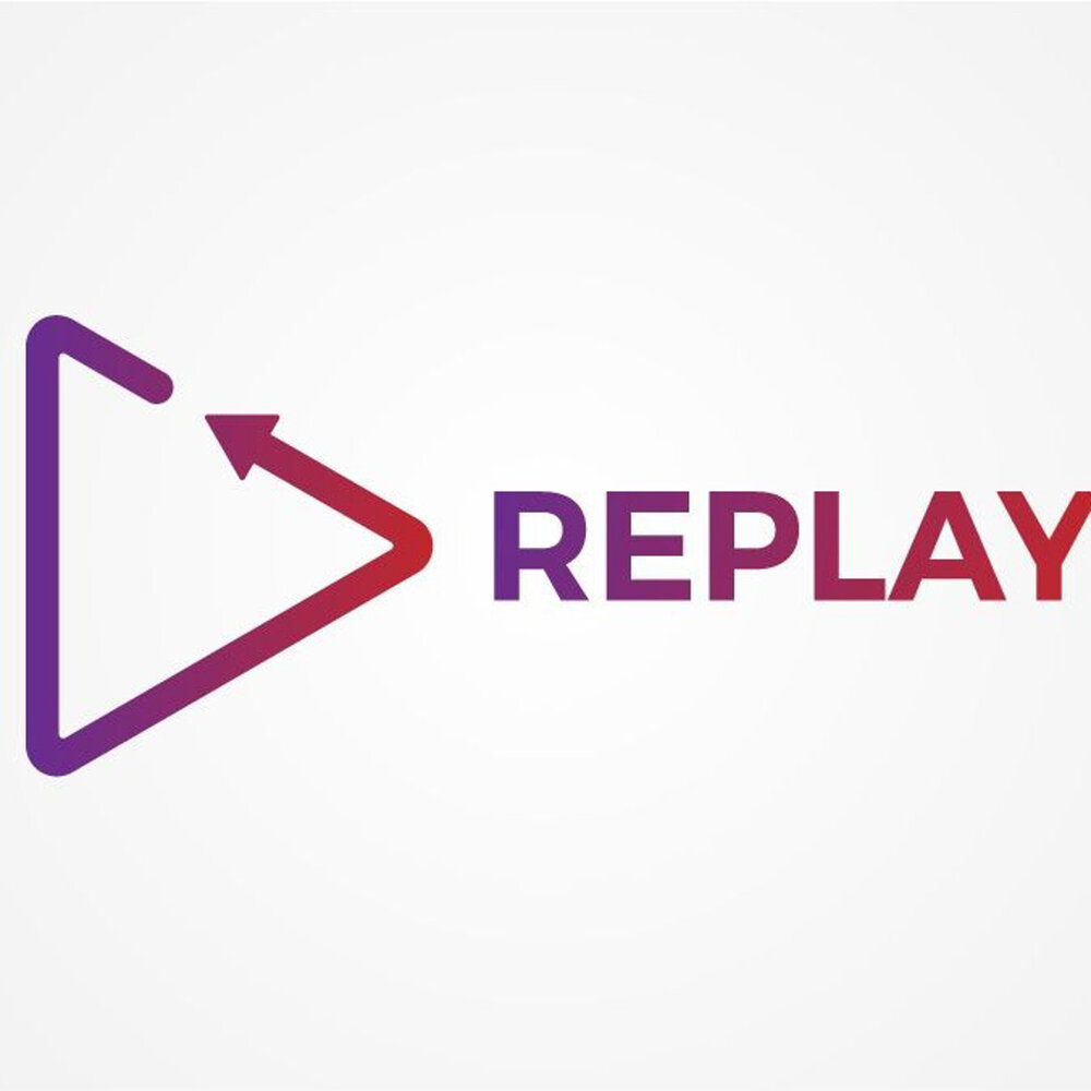 Реплей. Повтор логотип. Replay. Реплей логотип. Надпись Replay.