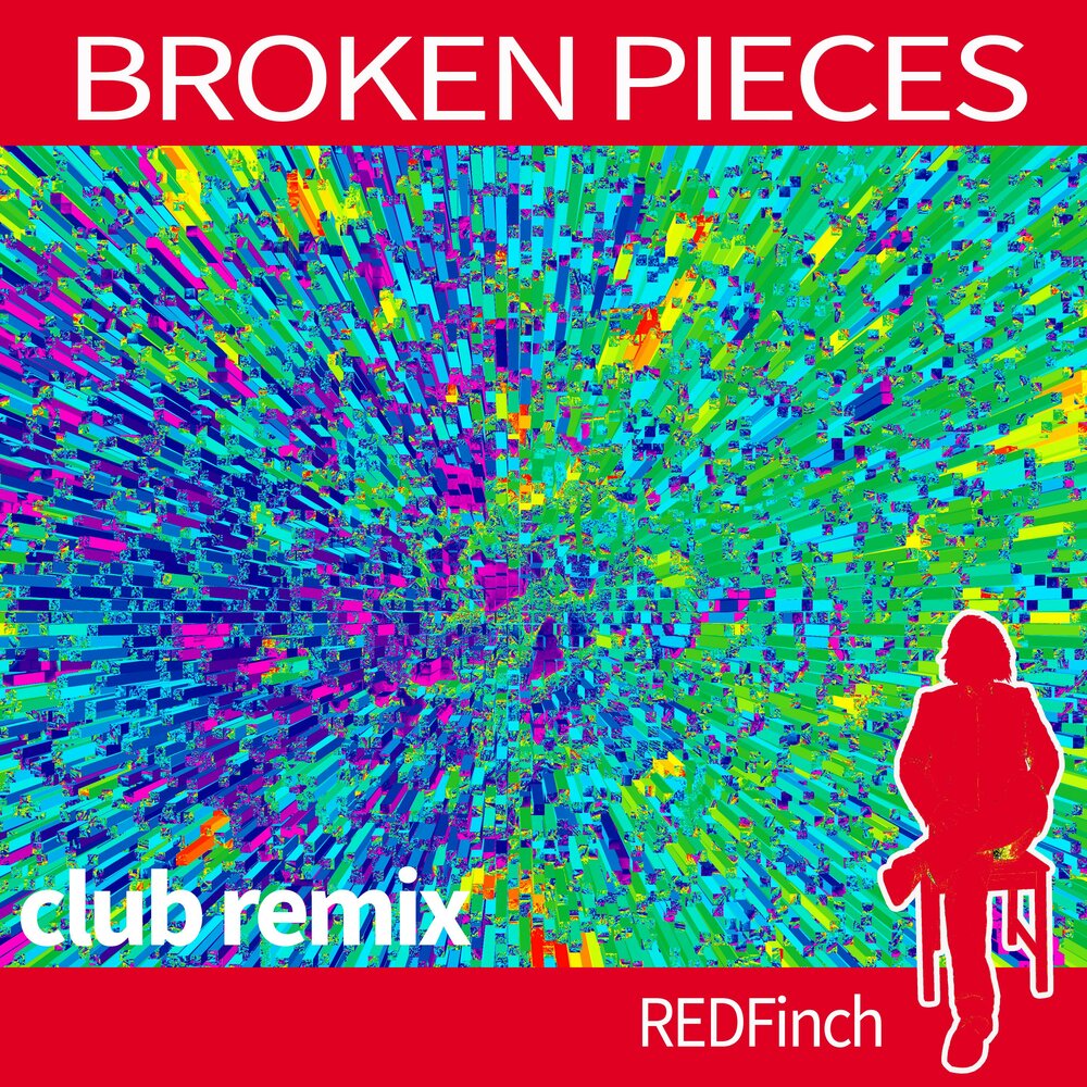 Broken pieces. To Break to pieces.