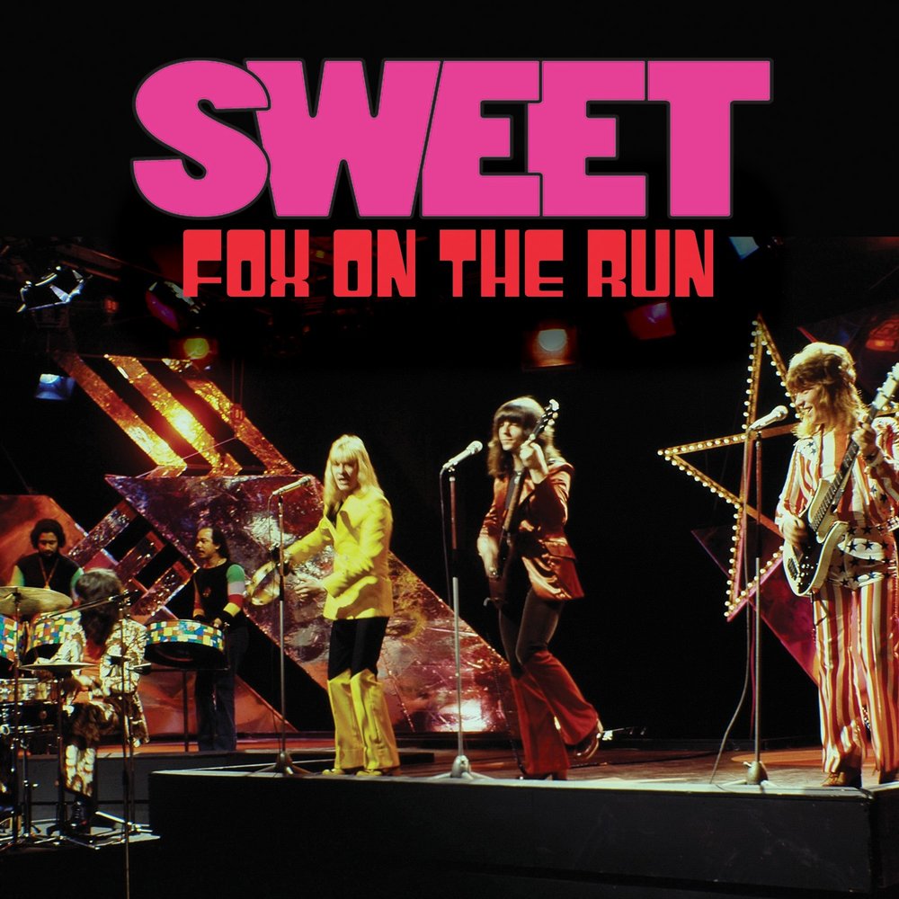 Ран слушать. Sweet - Fox on the Run (1975). Логотип группы Свит. Sweet Fox on the Run обложки. Sweet Fox Running.