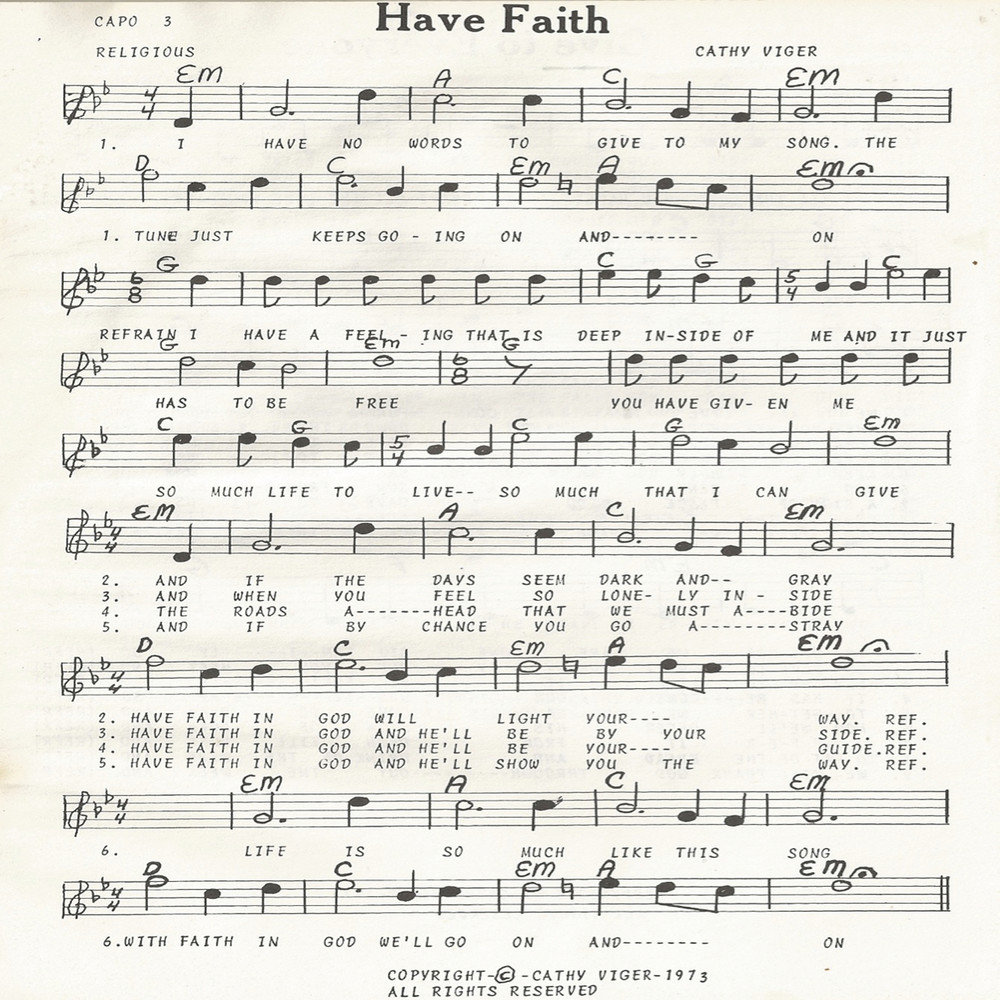 Have faith перевод