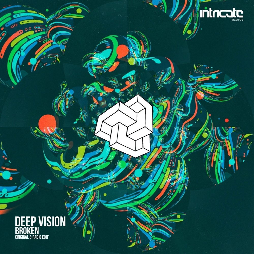 Deep breaks. Intricate records. Deep Vision. Intricate records logo. Going Deeper - broken.